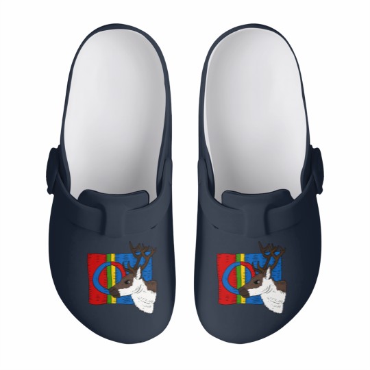 Discover sami flag and reindeer. Sámi people. Slip On Clogs