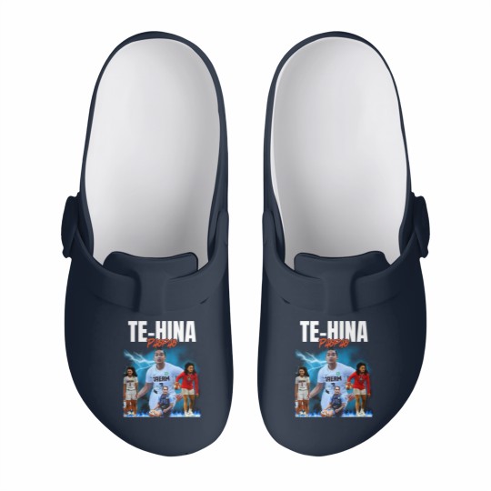 Discover Te-Hina Paopao Graphic Basketball Slip On Clogs, Unisex Sports Slip On Clogs