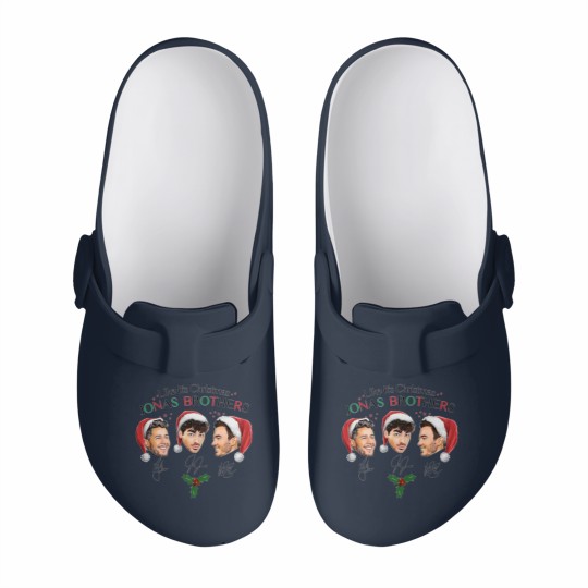 Discover Like It's Christmas Jonas Brothers Slip On Clogs, Jonas Brothers Unisex Slip On Clogs