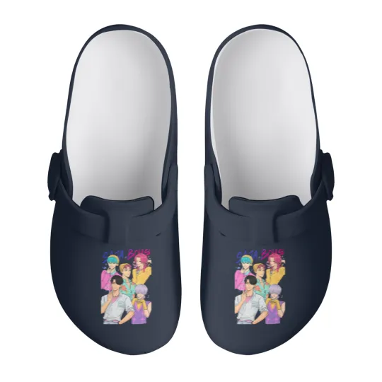 Discover Saja Boy Unisex 2025 Multicolor Slip On Clogs
