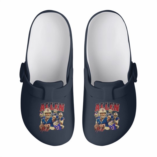 Discover Josh Allen Slip On Clogs, American Football MVP Player
