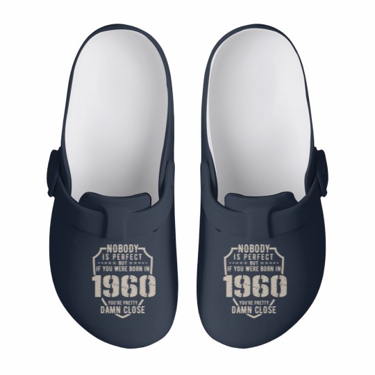 Discover 60th birthday - born in 1960 Slip On Clogs