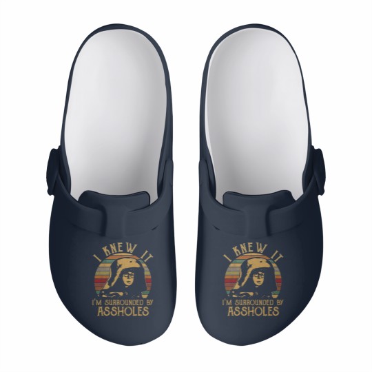 Discover Spaceballs Dark Helmet I Knew It Im Surrounded By Assholes Vintage Slip On Clogs