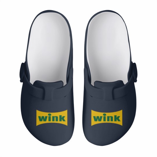 Discover Wink Grapefruit Flavored Soft Drink Soda Pop Logo Slip On Clogs
