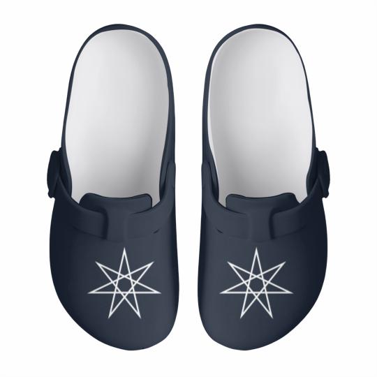 Discover Otherkin Seven Pointed Star Slip On Clogs