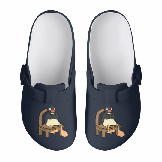 Discover Angry Pingu Classic Slip On Clogs