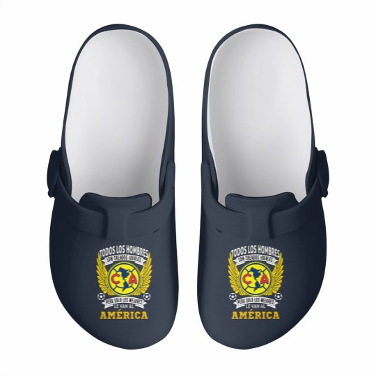Discover Playera Aguilas del America Solo Los Mejores le Van al America Slip On Clogs