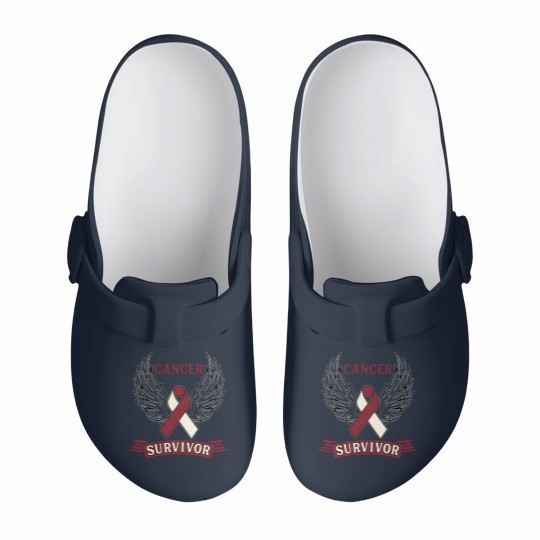 Discover Cancer Survivor Head and Neck Cancer Slip On Clogs