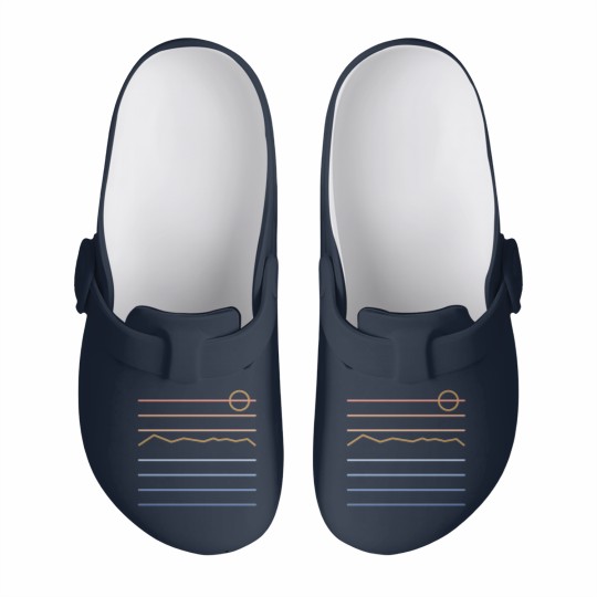 Discover Mountain Sun - Mountain - Slip On Clogs