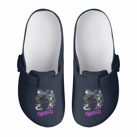 Discover My Girl Medusa Slip On Clogs Medusa Snake Face Slip On Clogs