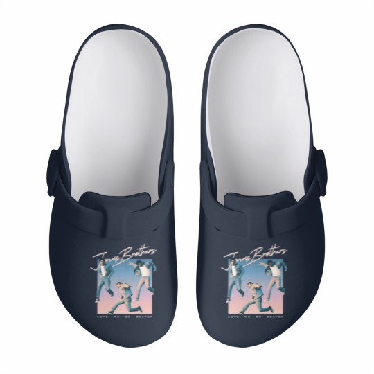 Discover Jonas Brothers Love Me To Heaven Single Cover Retro Slip On Clogs