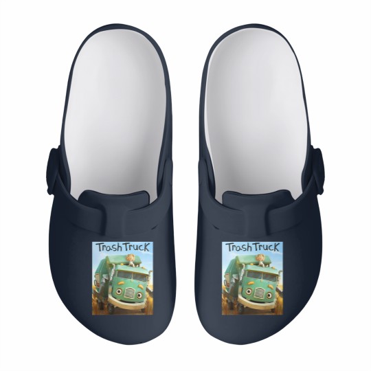 Discover hank and trash truck cartoon Slip On Clogs