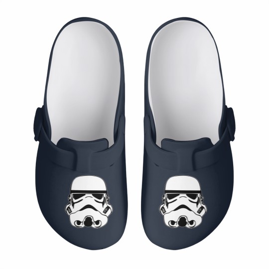Discover illustration Stormtrooper Drawing Stencil stormtrooper white face star Slip On Clogs