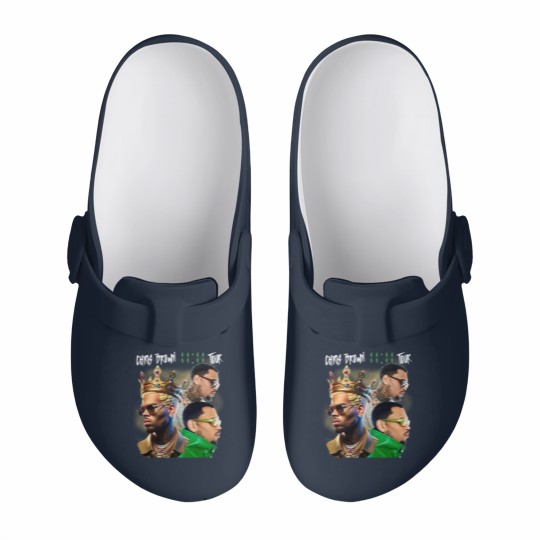 Discover Chris Brown Slip On Clogs, Chris Brown 11:11 Tour 2024 Slip On Clogs, Chris Brown Breezy Slip On Clogs