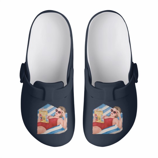 Discover Beach Read by Emily Henry book Slip On Clogs | Super soft cotton bookish Slip On Clogs