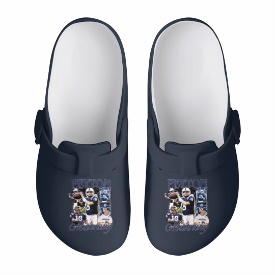 Discover Vintage 90s Graphic Style Peyton Manning Slip On Clogs