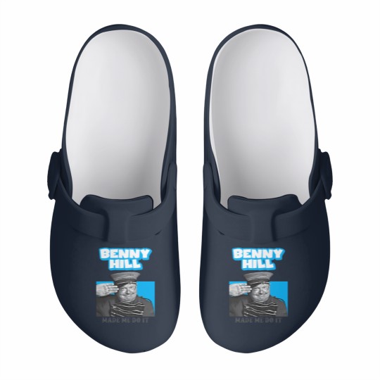 Discover Benny Hill Made Me Do It Slip On Clogs