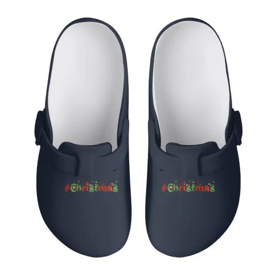 Discover Hashtag Christmas Slip On Clogs, Christmas Slip On Clogs Gift Slip On Clogs
