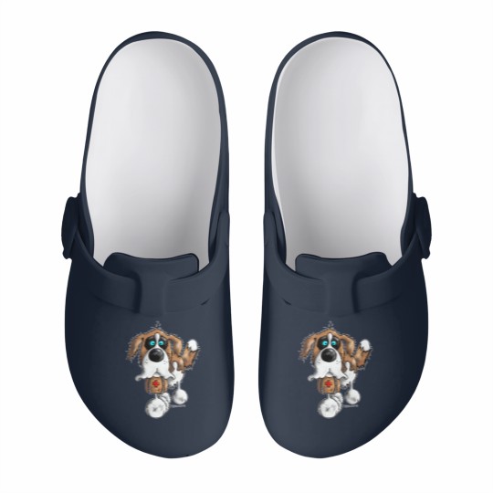 Discover "Bernhard" - St. Bernard - dog Slip On Clogs