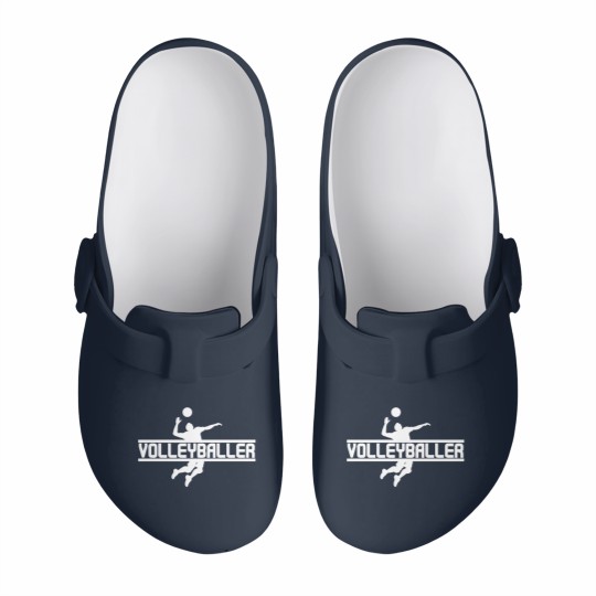 Discover Volleyball Volleyball Volleyball Volleyball Slip On Clogs