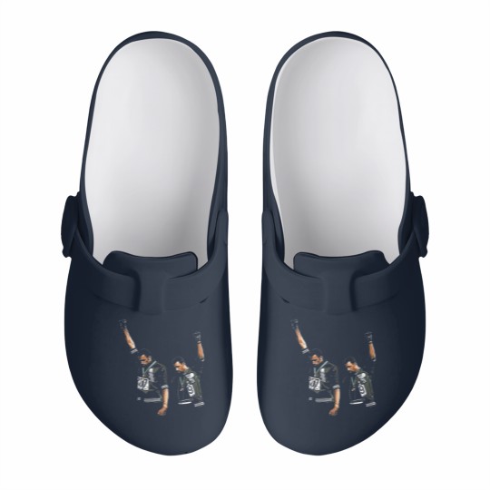 Discover Tommie-Smith-John-Carlos-And-The-1968-Black-Power-Salute BEAUTY Slip On Clogs