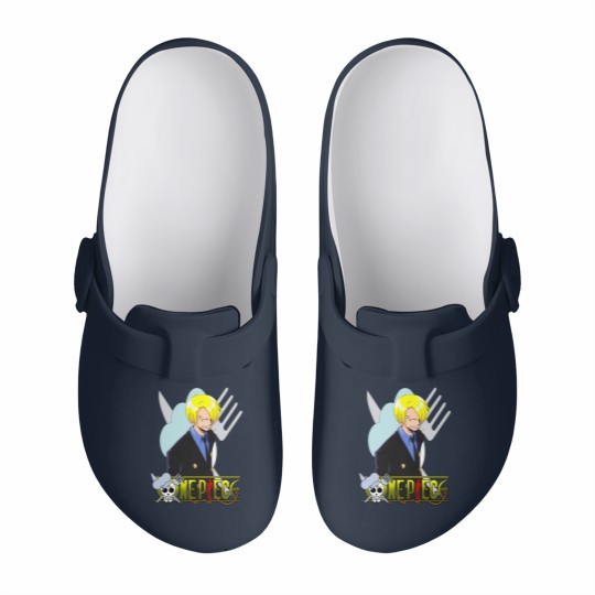 Discover one pieces SANJI complete design Slip On Clogs