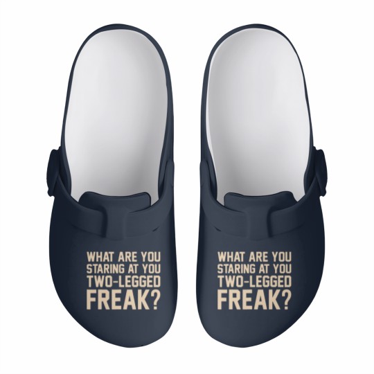 Discover Funny Leg Amputee Double Amputee(1) Slip On Clogs