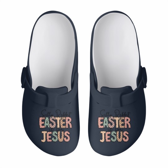 Discover Kids Easter Slip On Clogs, Silly Rabbit, Easter is for Jesus Slip On Clogs