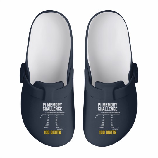 Discover 100 Digits of Pi Memory Challenge - Pi Day Slip On Clogs