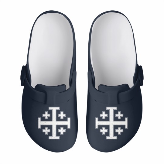 Discover jerusalem cross fivefold cross knight's templar Slip On Clogs