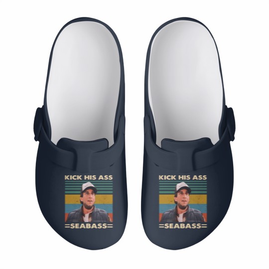 Discover Dumb And Dumber Kick His Asss Seabass Vintage Slip On Clogs
