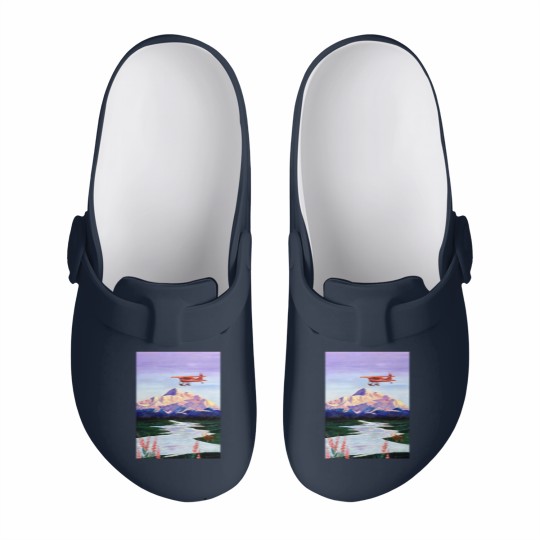 Discover Denali Mountain Painting, K2 Aviation, Living Room Painting, Alaska Mountain, Gift for Pilot, Scott Slip On Clogs