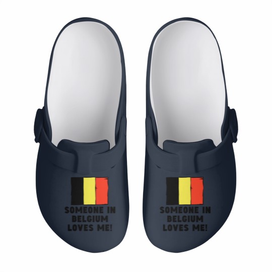 Discover Someone In Belgium Loves Me! Slip On Clogs