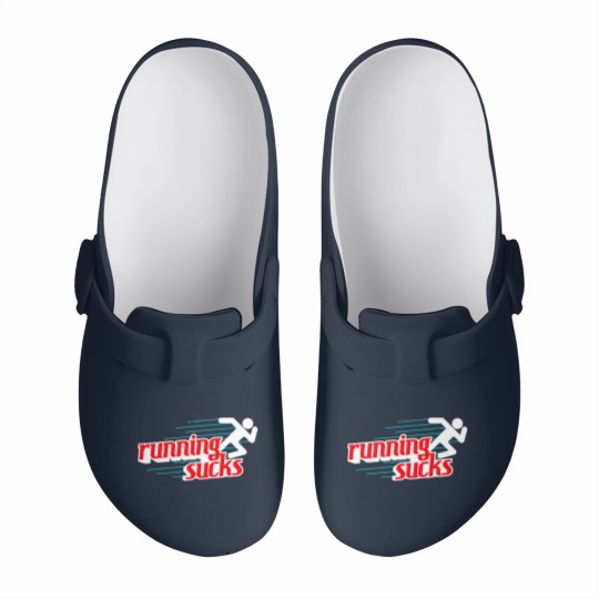 Discover Running Sucks Slip On Clogs