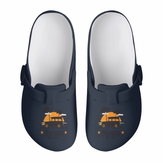 Discover Cuba Surfboards Car Havana Cuban Cubano Slip On Clogs