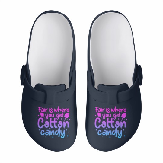 Discover Fair Is Where You Get Cotton Candy Slip On Clogs