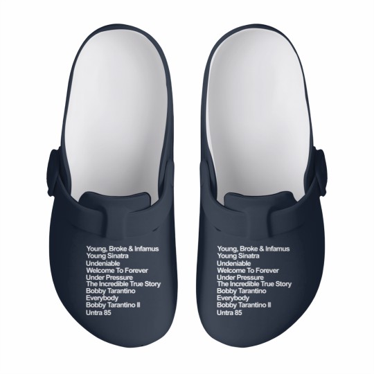 Discover Young broke and infamous young sinatra undeniable Slip On Clogs