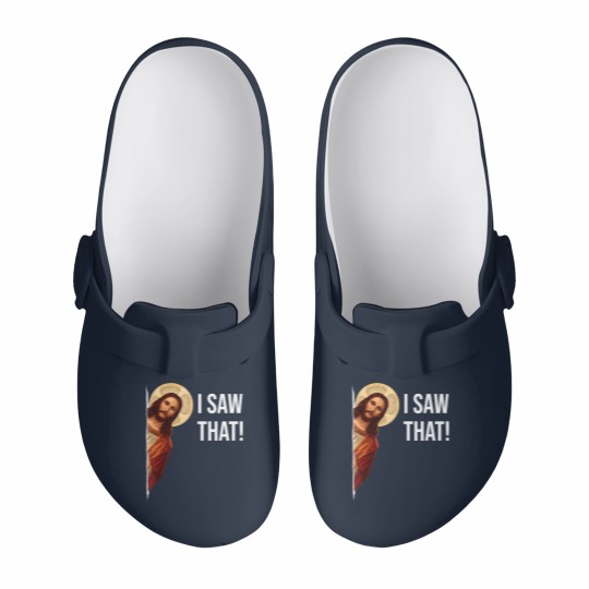 Discover Funny Quote Jesus Meme I Saw That Christian Slip On Clogs