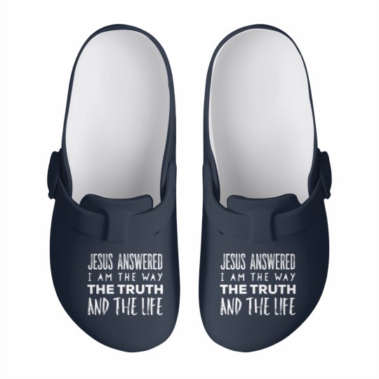 Discover I Am The Way The Truth And The Life Christian Slip On Clogs