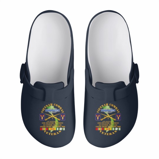 Discover 1st Bn 6th Inf LZ Center w 196th LIB Slip On Clogs