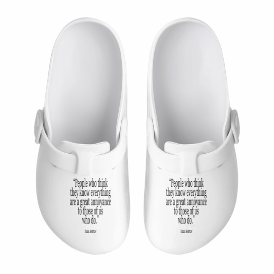Discover isaac asimov Slip On Clogs