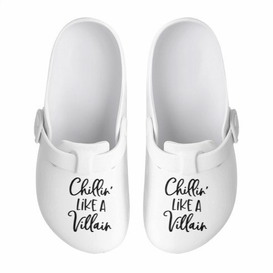 Discover Chillin Like A Villian Slip On Clogs