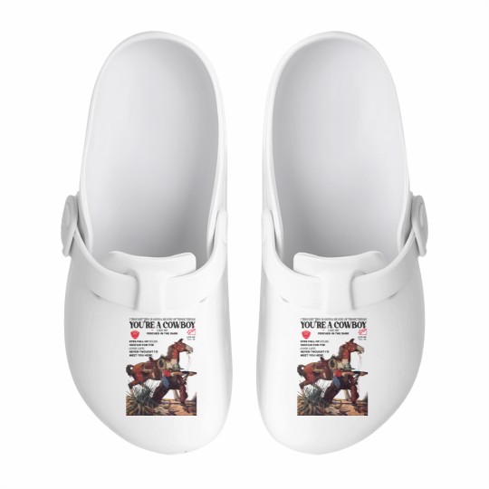 Discover You're a cowboy like me Slip On Clogs