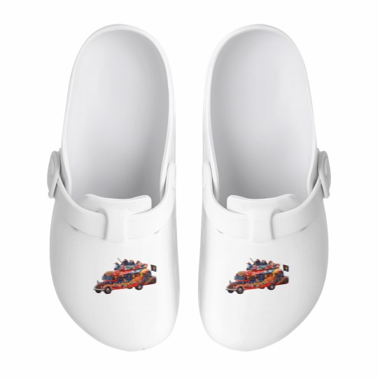 Discover Furthur Bus Slip On Clogs
