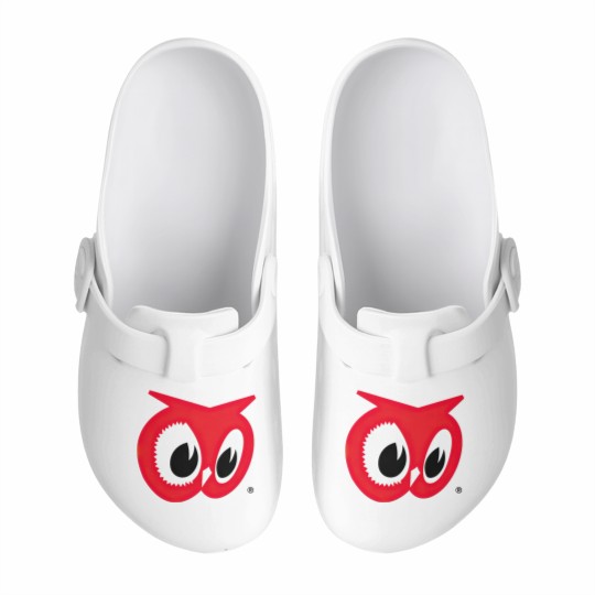 Discover Red Owl Food Stores Logo Slip On Clogs