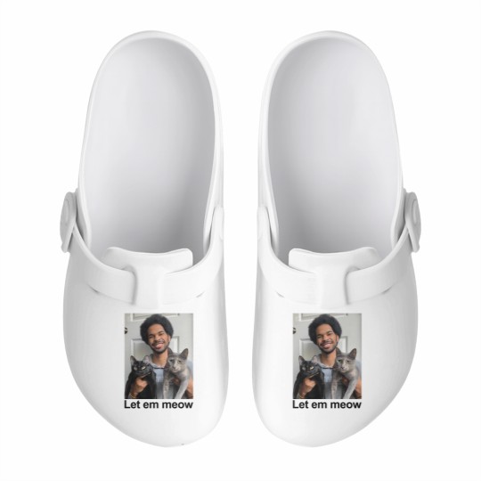 Discover Let Em Meow Jarrett Allen Slip On Clogs, Unisex Slip On Clogs, Unisex Men & Women