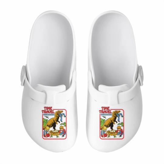 Discover Time Travel For Beginners Slip On Clogs