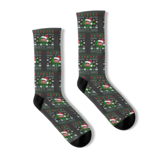 Discover Have A Merry Swiftmas, Ugly Merry Swiftmas Sweater, Funny Christmas Socks