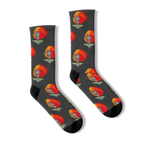 Discover Ziggy Pierrot tribute - Bowie Art - Socks