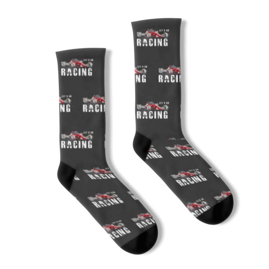 Discover Let's Go Racing - Racing Car - Socks